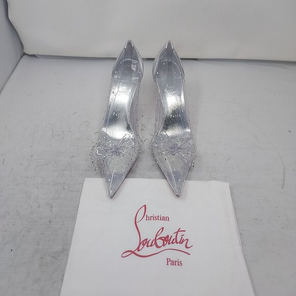 Christian Louboutin Jelly Strass Bow Wedding Crystal PVC Pump - Picture 4 of 9